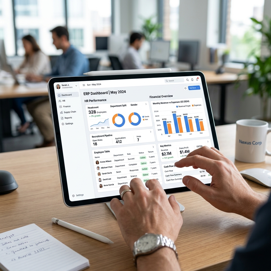 تطبيق إدارة الموارد